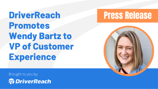 Amidst Company Growth, DriverReach Promotes Wendy Bartz to Vice President of Customer Experience