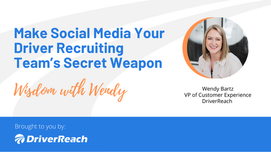 Make Social Media Your Driver Recruiting Team’s Secret Weapon