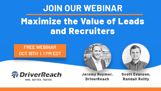 Upcoming Webinar: Maximize the Value of Leads and Recruiters